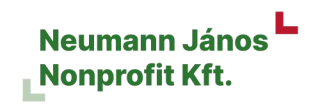 Neumann János Nonprofit Kft. logó